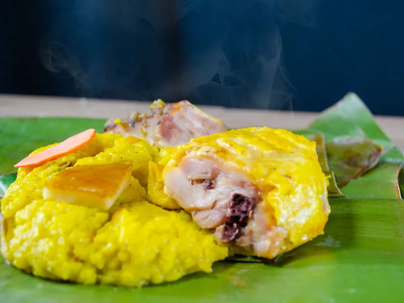 Tamal ahumado